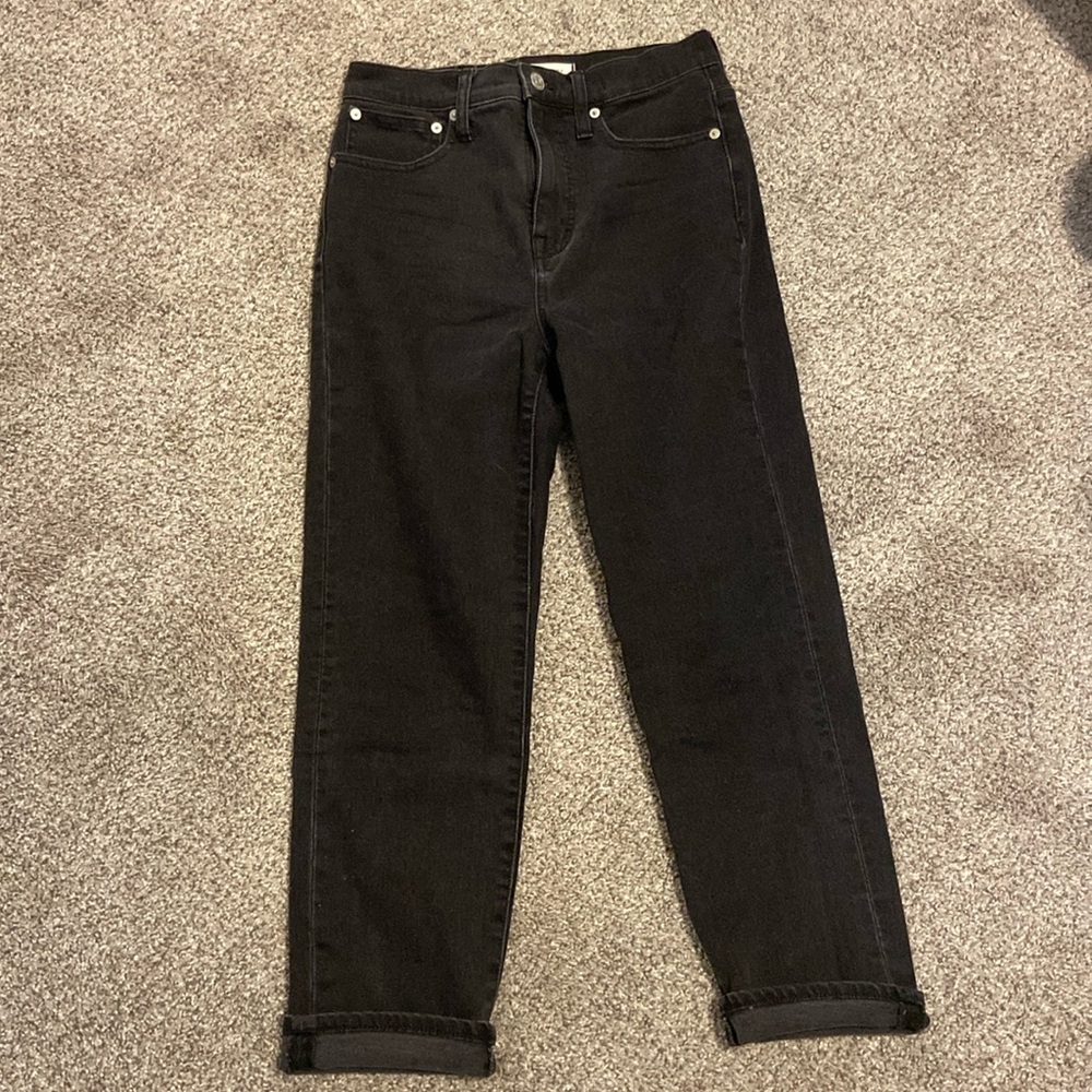 Madewell Classic Straight Jean (black)